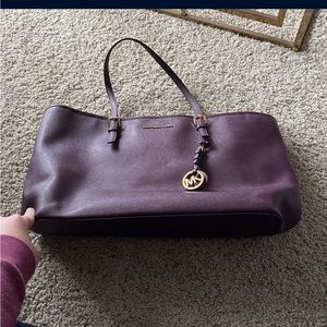 Purple Michael Kors Tote